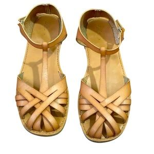 Girl Zara fisherman sandal size EU 36 US 4.5 EUC